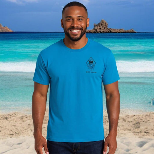 π₯ SALE β SALTY WEAPON Coastal Tee | Black Nautical Octopus Classic T-Shirt