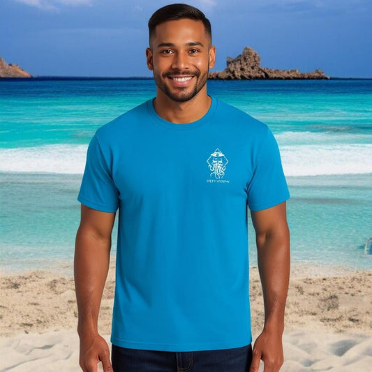 SALTY WEAPON COASTAL TEE – NAUTICAL OCTOPUS LOGO | CLASSIC T-SHIRT (4 COLORS)