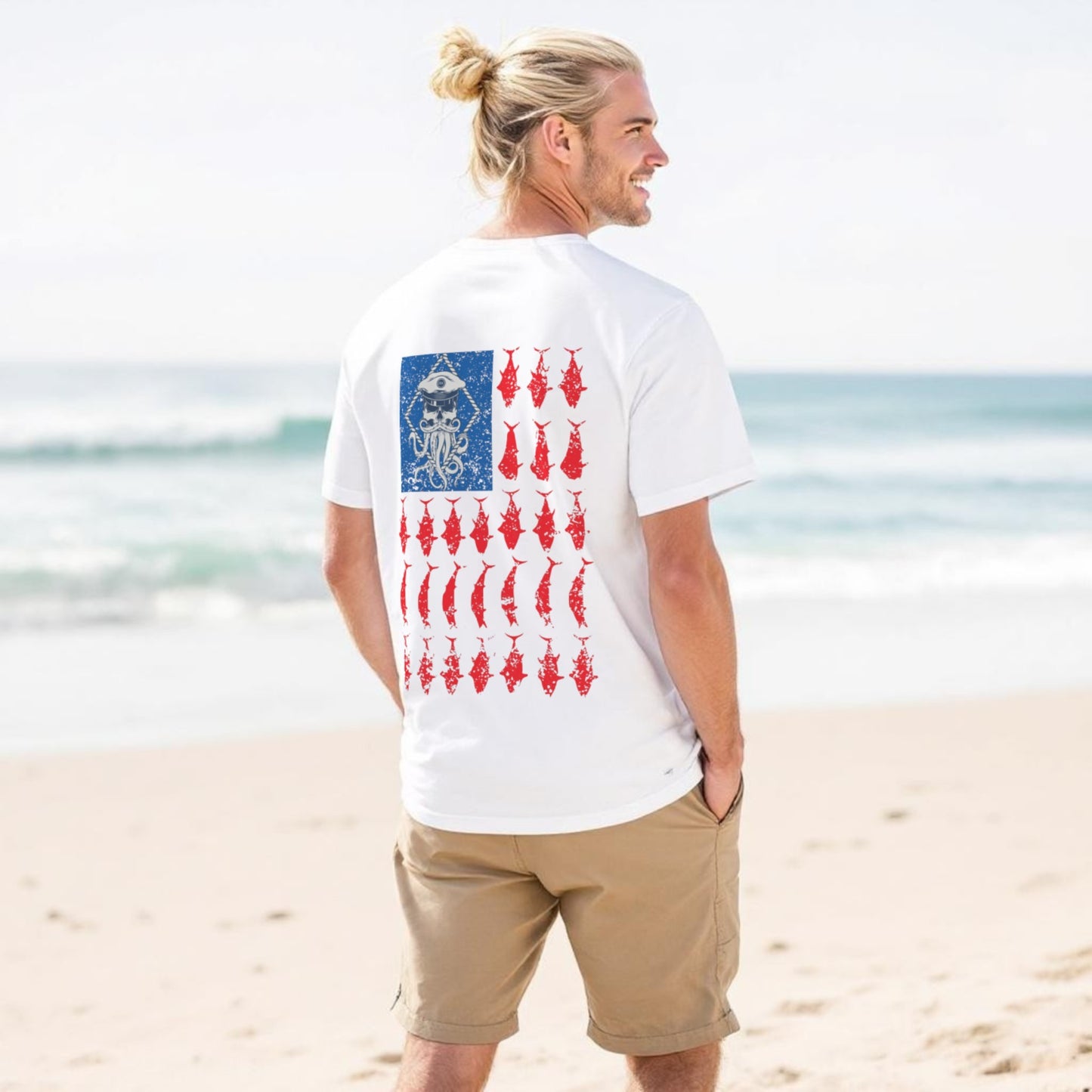AMERICAN FLAG COASTAL TEE – SALTY WEAPON PATRIOTIC T-SHIRT (6 COLORS)