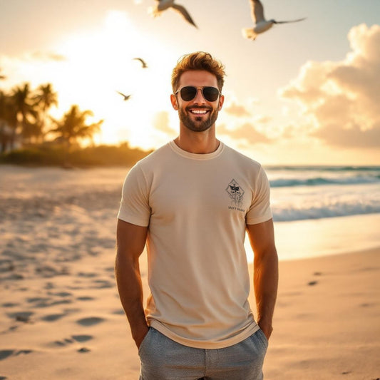 AMERICAN FLAG COASTAL TEE – SALTY WEAPON PATRIOTIC T-SHIRT (6 COLORS)