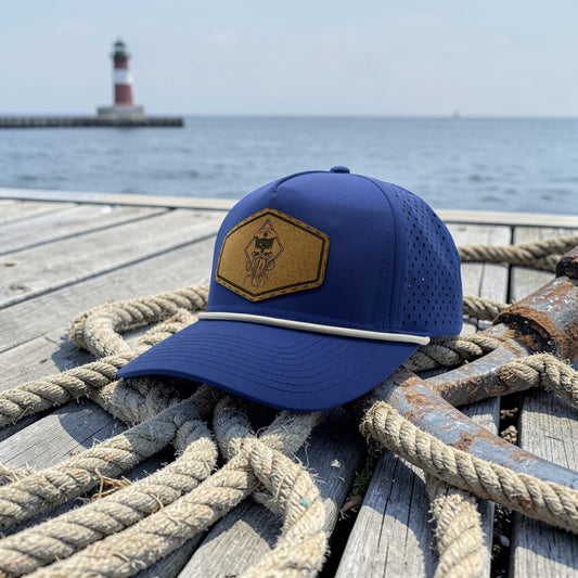 SALTY WEAPON ROPE TRUCKER HAT – WATER-RESISTANT COASTAL PERFORMANCE CAP