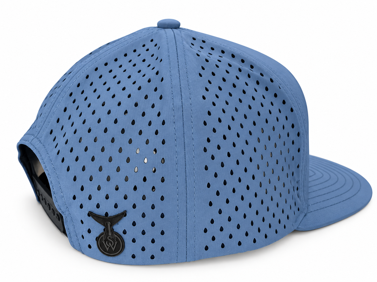 CAPTAIN JACK PERFORATED PERFORMANCE FLAT SNAPBACK (3 COLORS)
