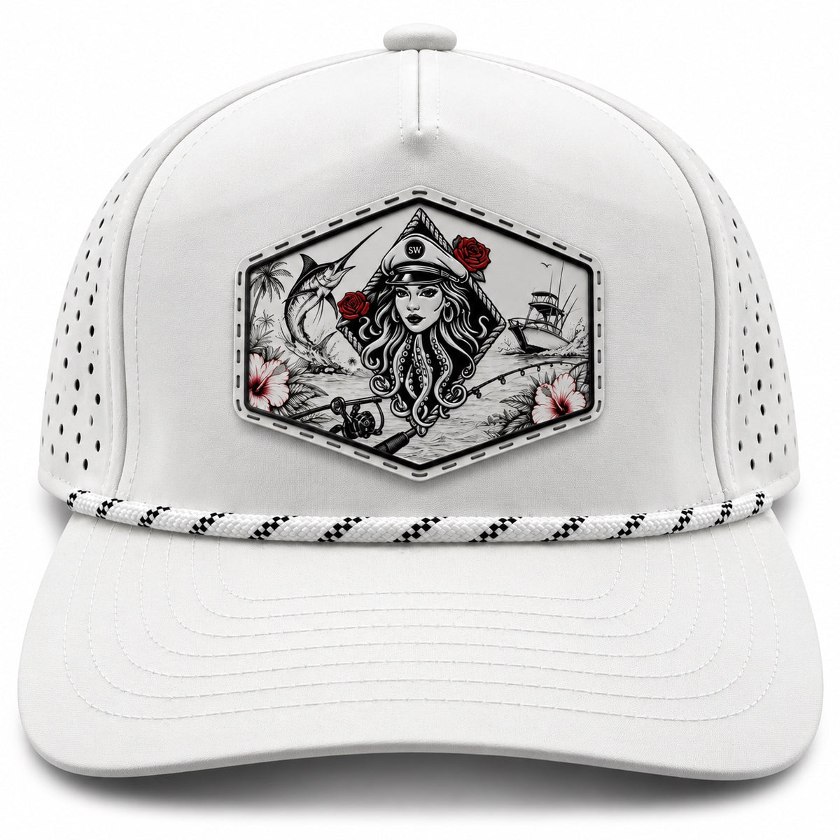 LADY LUCK PERFORATED PERFORMANCE TRUCKER SNAPBACK (7 COLORS)