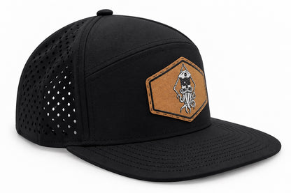 CAPTAIN JACK PERFORATED PERFORMANCE FLAT SNAPBACK (3 COLORS)