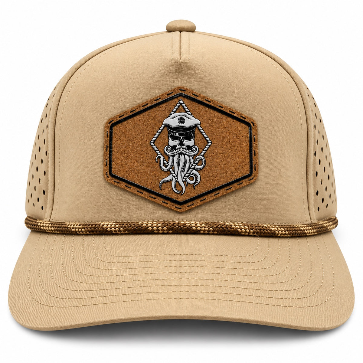 CAPTAIN JACK PERFORATED PERFORMANCE TRUCKER SNAPBACK (14 COLORS)