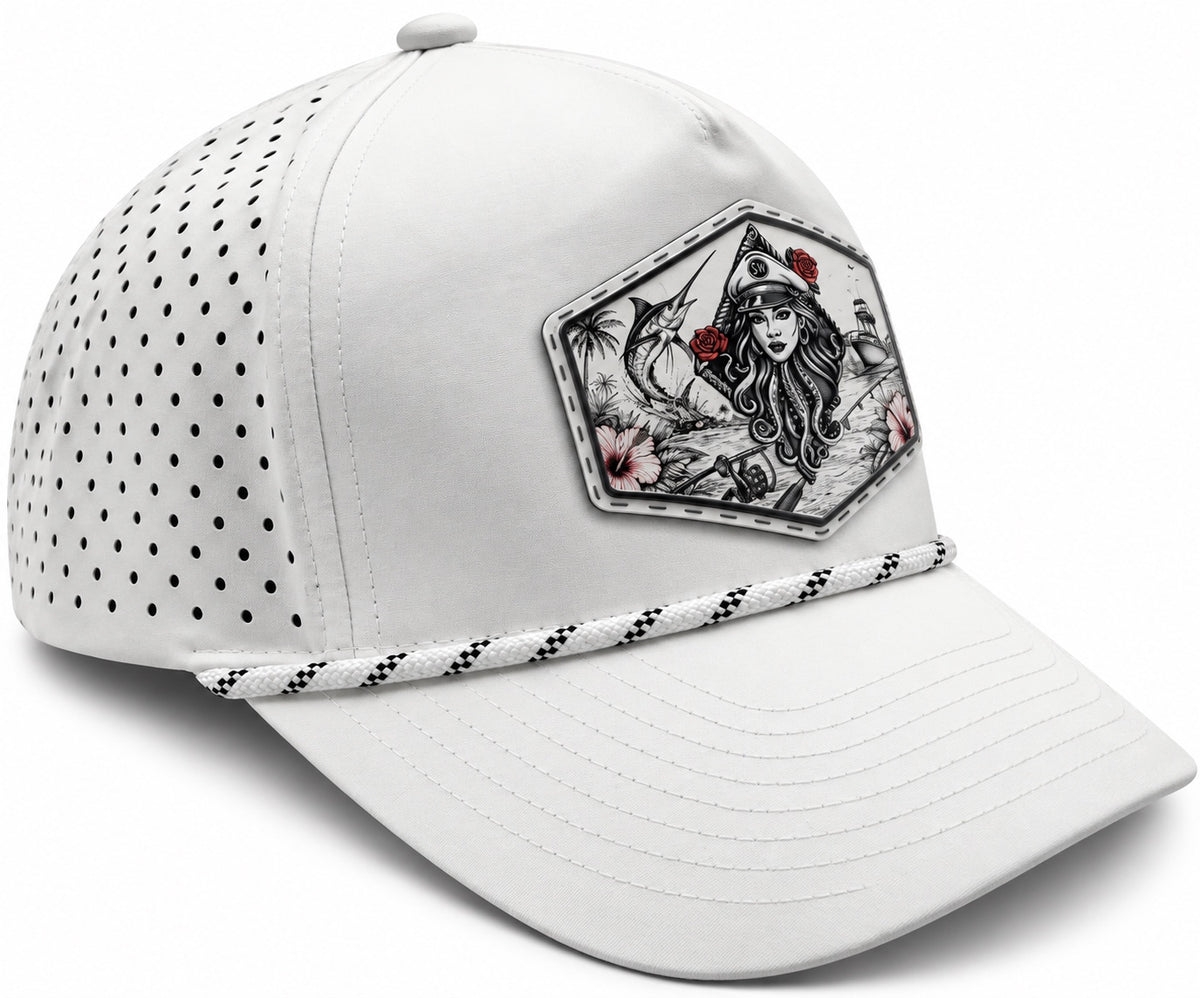 LADY LUCK PERFORATED PERFORMANCE TRUCKER SNAPBACK (7 COLORS)