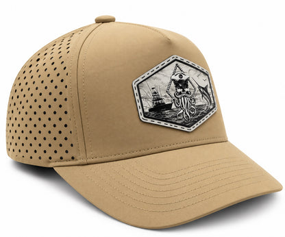 CAPTAIN JACK PERFORATED PERFORMANCE TRUCKER SNAPBACK (14 COLORS)
