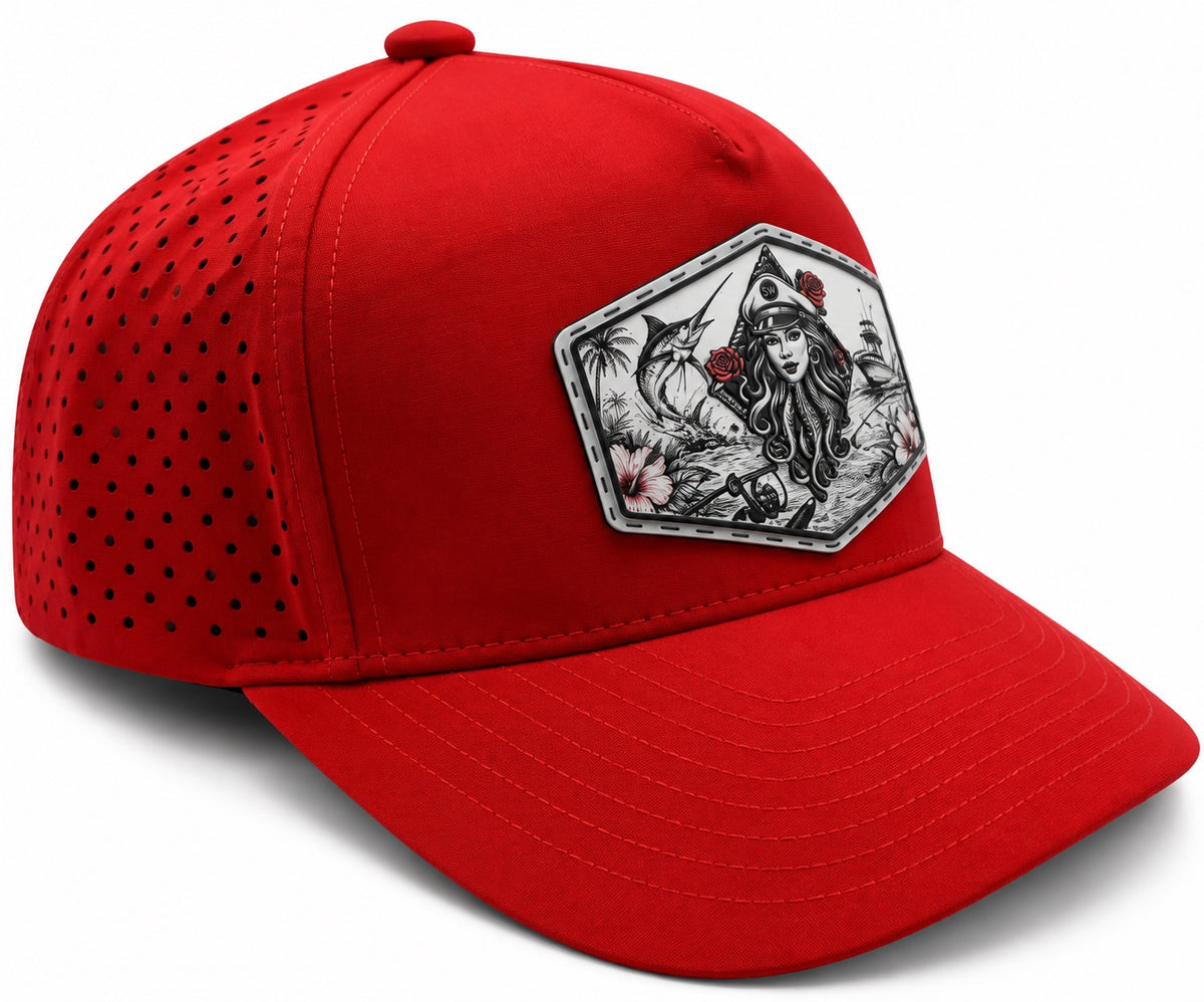 LADY LUCK PERFORATED PERFORMANCE TRUCKER SNAPBACK (7 COLORS)