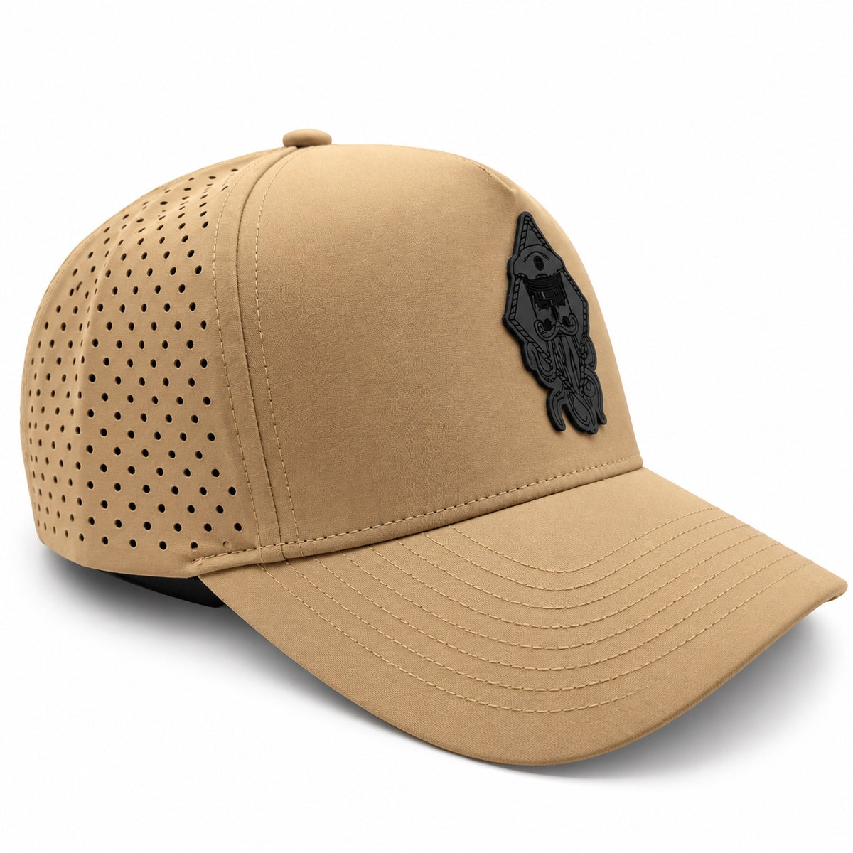 CAPTAIN JACK PERFORATED PERFORMANCE TRUCKER SNAPBACK (14 COLORS)