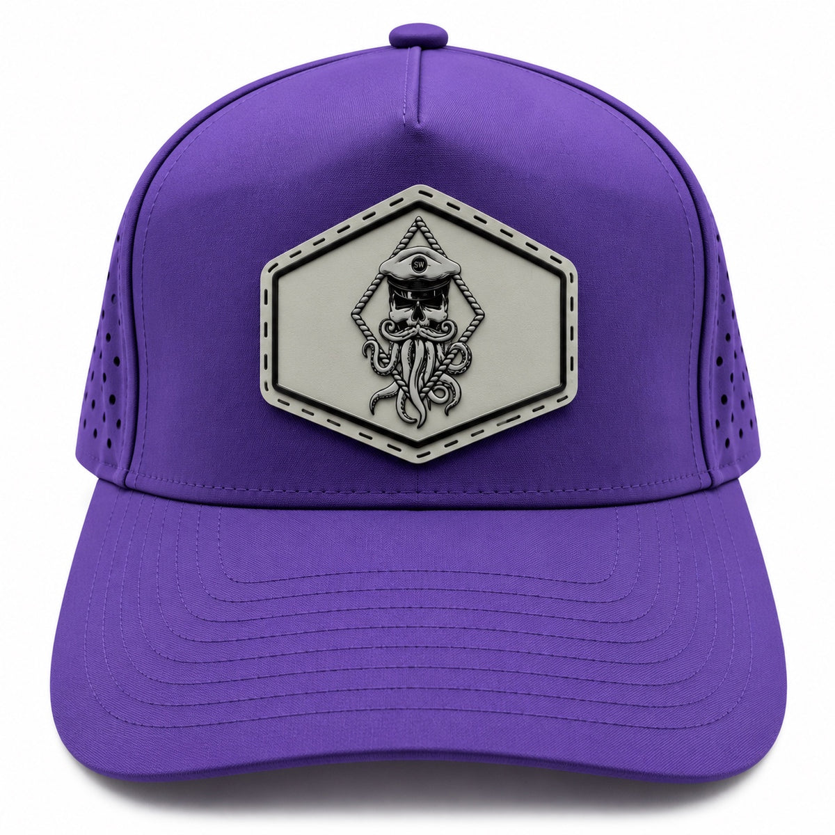 CAPTAIN JACK PERFORATED PERFORMANCE TRUCKER SNAPBACK (14 COLORS)