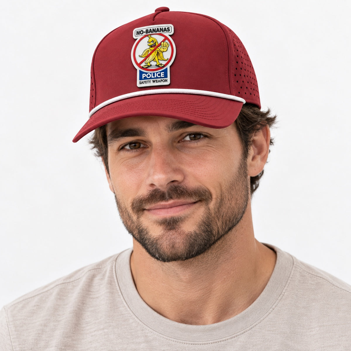 NO-BANANAS PERFORATED PERFORMANCE TRUCKER SNAPBACK (2 COLORS)