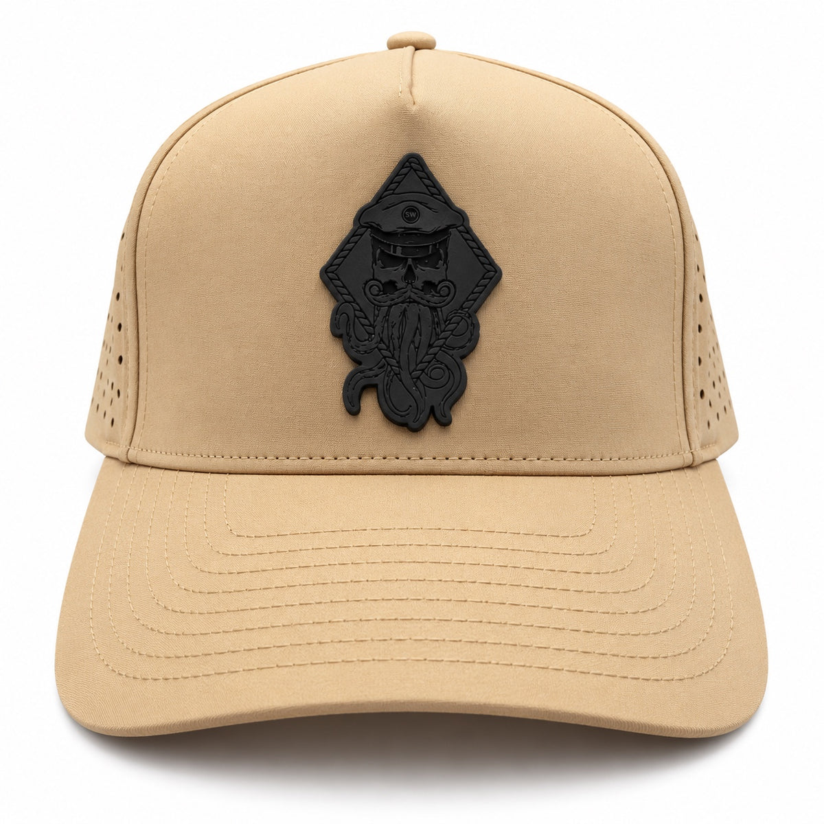 CAPTAIN JACK PERFORATED PERFORMANCE TRUCKER SNAPBACK (14 COLORS)