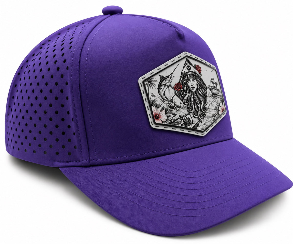 LADY LUCK PERFORATED PERFORMANCE TRUCKER SNAPBACK (7 COLORS)