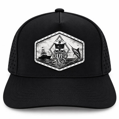 CAPTAIN JACK PERFORATED PERFORMANCE TRUCKER SNAPBACK (14 COLORS)