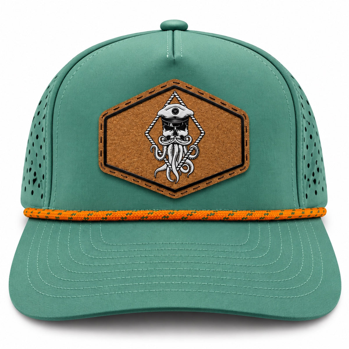 CAPTAIN JACK PERFORATED PERFORMANCE TRUCKER SNAPBACK (14 COLORS)