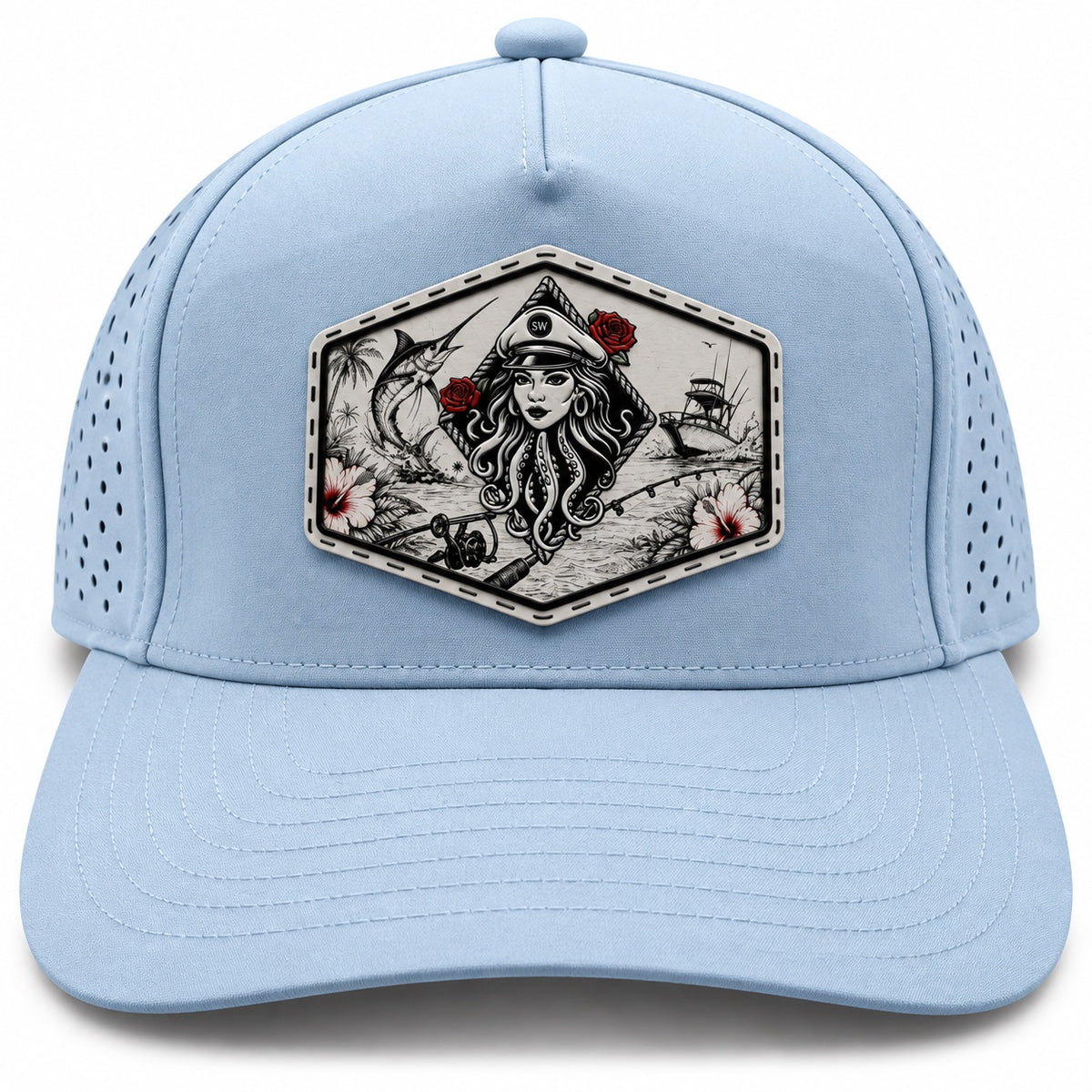 LADY LUCK PERFORATED PERFORMANCE TRUCKER SNAPBACK (7 COLORS)