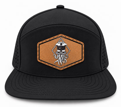 CAPTAIN JACK PERFORATED PERFORMANCE FLAT SNAPBACK (3 COLORS)