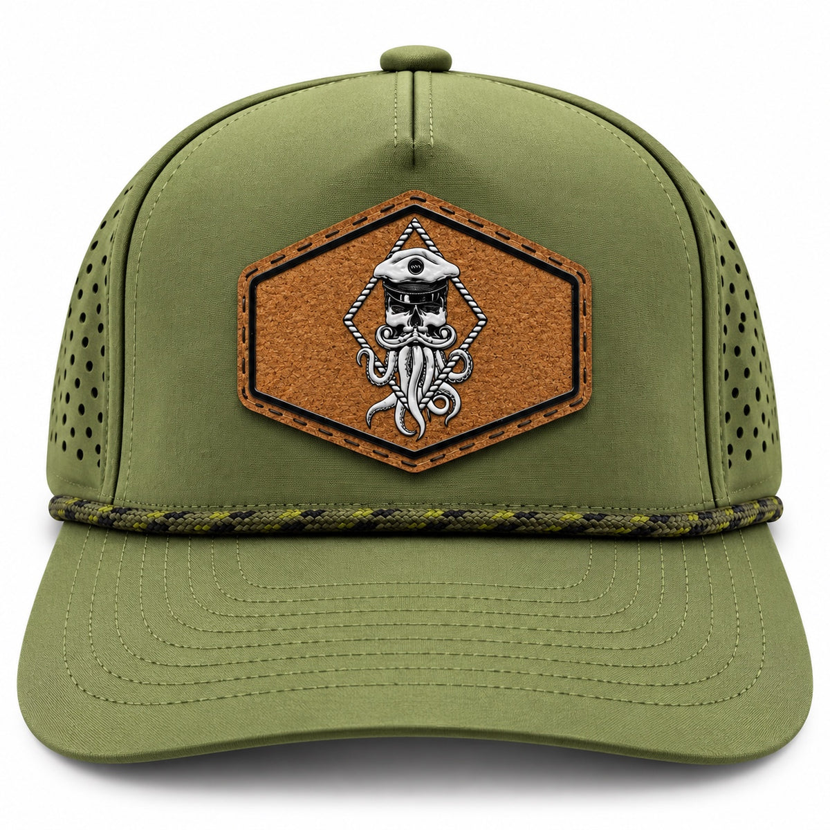 CAPTAIN JACK PERFORATED PERFORMANCE TRUCKER SNAPBACK (14 COLORS)