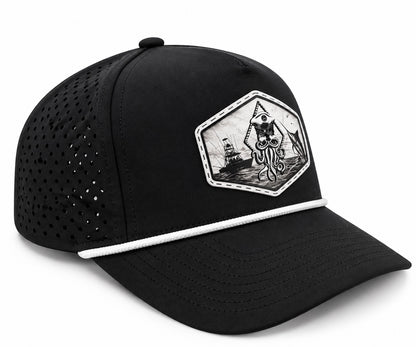 CAPTAIN JACK PERFORATED PERFORMANCE TRUCKER SNAPBACK (14 COLORS)