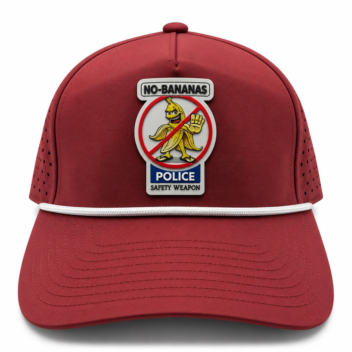 NO-BANANAS PERFORATED PERFORMANCE TRUCKER SNAPBACK (2 COLORS)