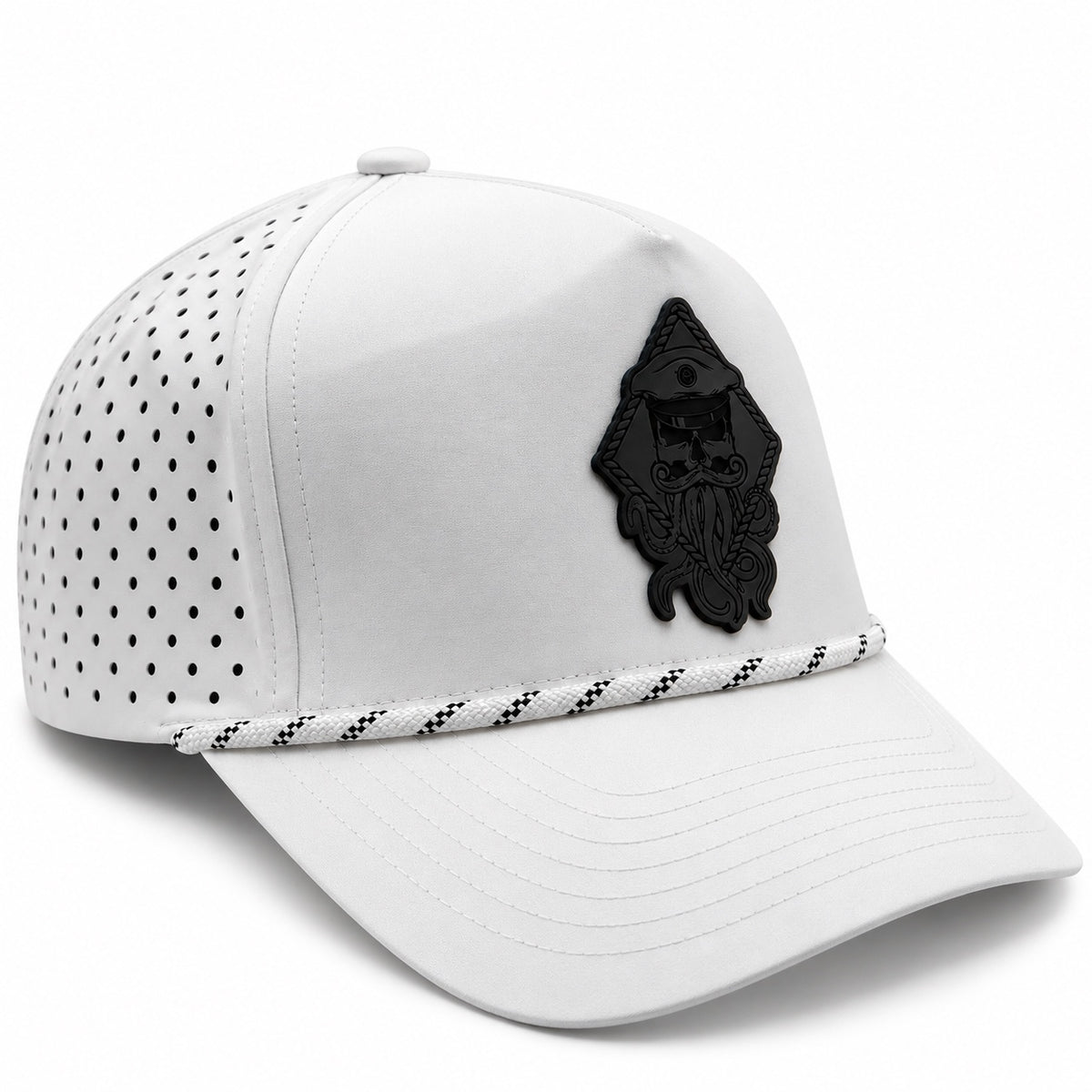 CAPTAIN JACK PERFORATED PERFORMANCE TRUCKER SNAPBACK (14 COLORS)