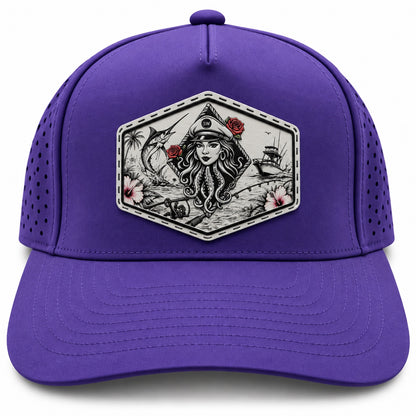 LADY LUCK PERFORATED PERFORMANCE TRUCKER SNAPBACK (7 COLORS)