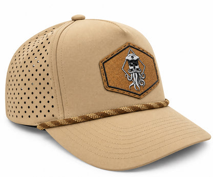CAPTAIN JACK PERFORATED PERFORMANCE TRUCKER SNAPBACK (14 COLORS)