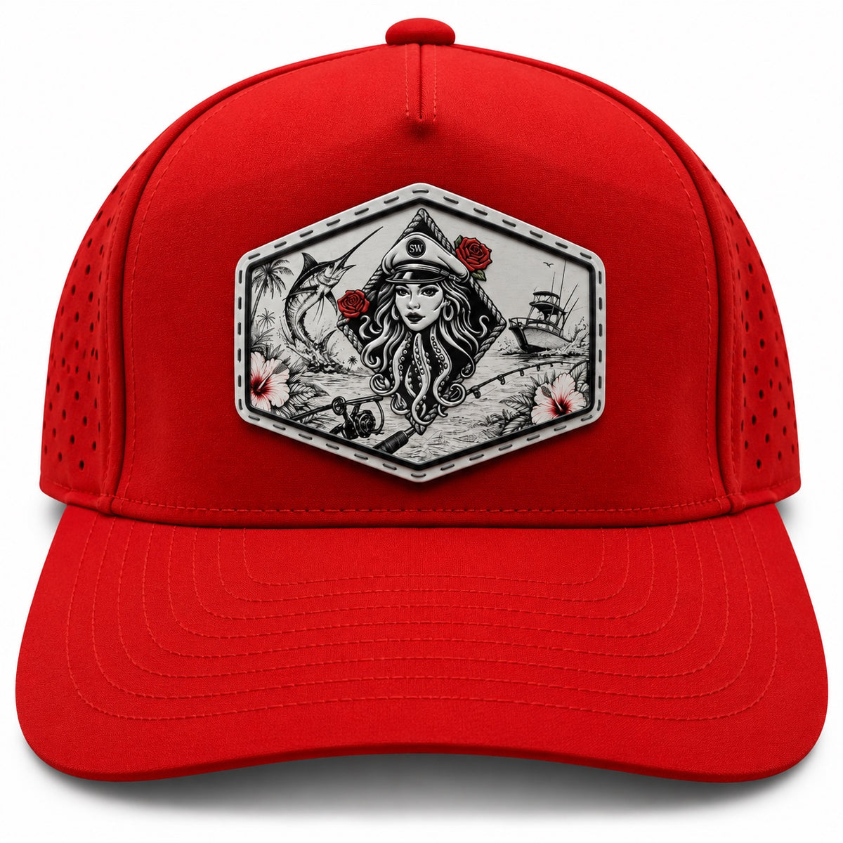 LADY LUCK PERFORATED PERFORMANCE TRUCKER SNAPBACK (7 COLORS)