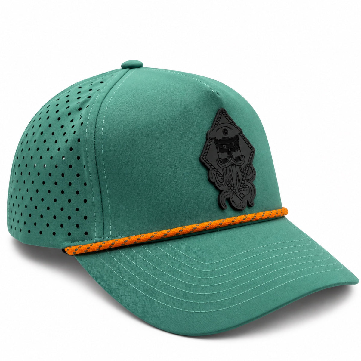 CAPTAIN JACK PERFORATED PERFORMANCE TRUCKER SNAPBACK (14 COLORS)