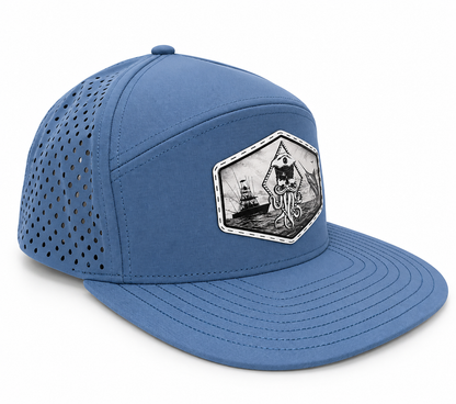 CAPTAIN JACK PERFORATED PERFORMANCE FLAT SNAPBACK (3 COLORS)