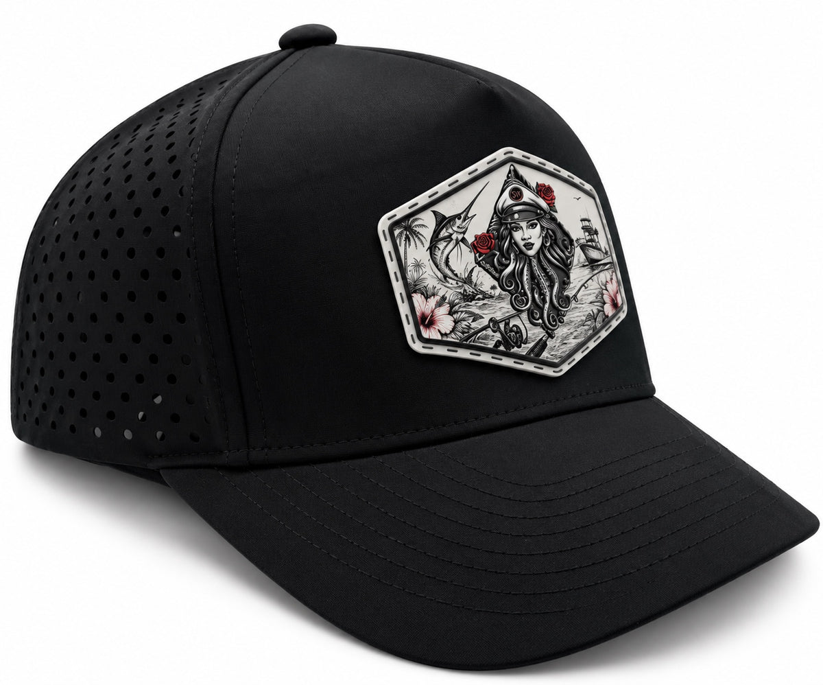 LADY LUCK PERFORATED PERFORMANCE TRUCKER SNAPBACK (7 COLORS)