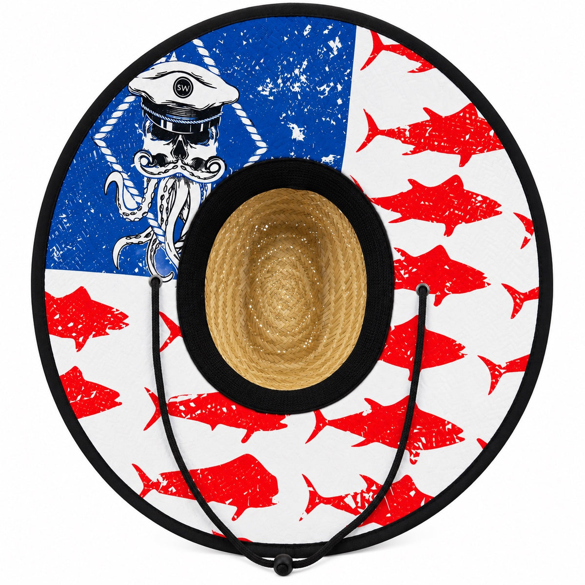 CAPTAIN JACK WIDE-BRIM STRAW HAT