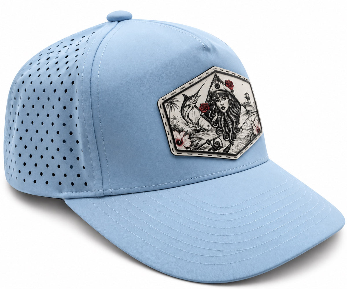LADY LUCK PERFORATED PERFORMANCE TRUCKER SNAPBACK (7 COLORS)