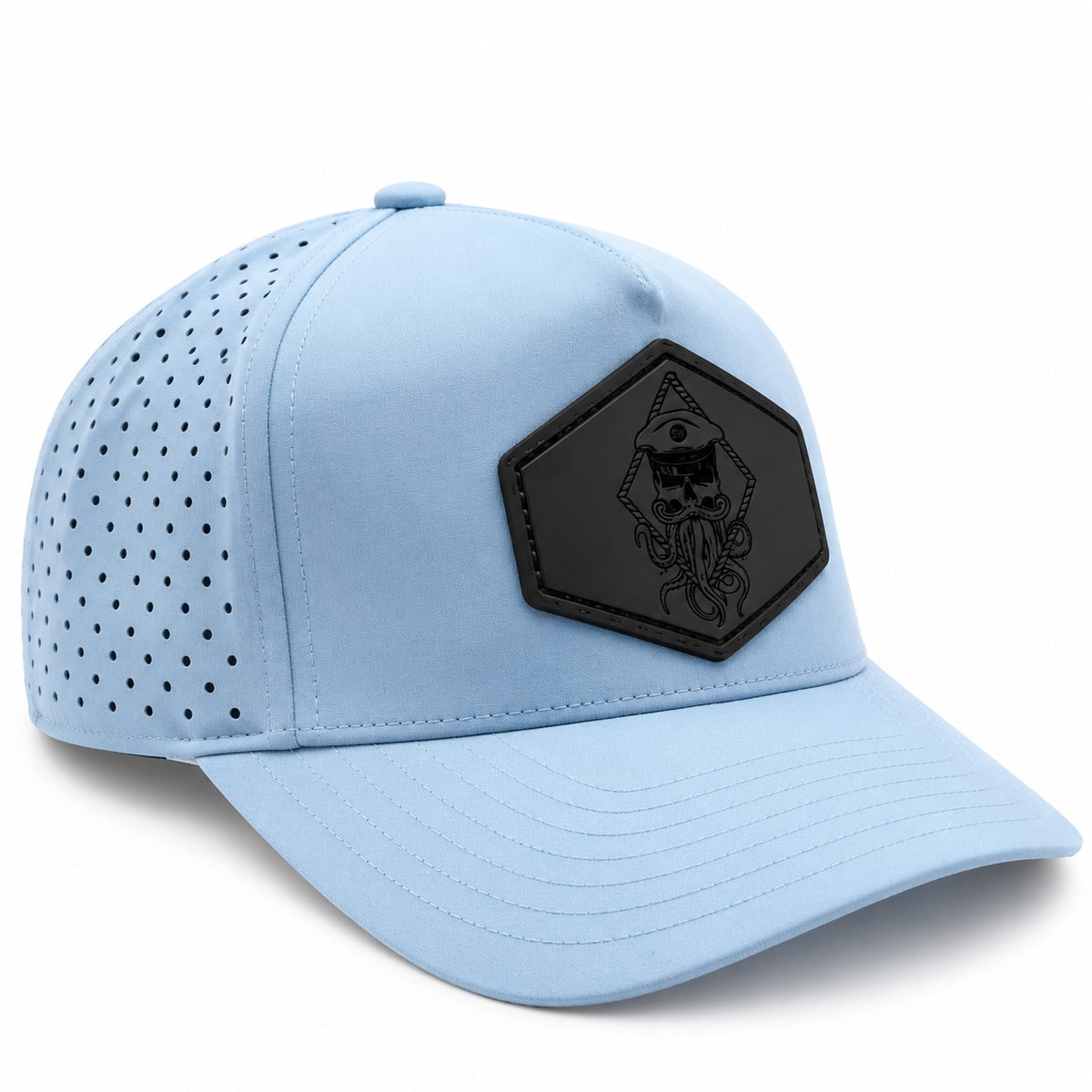 CAPTAIN JACK PERFORATED PERFORMANCE TRUCKER SNAPBACK (14 COLORS)