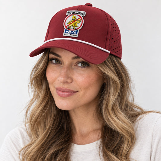 NO-BANANAS PERFORATED PERFORMANCE TRUCKER SNAPBACK (2 COLORS)