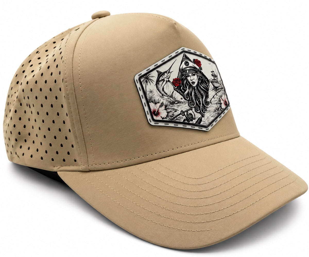 LADY LUCK PERFORATED PERFORMANCE TRUCKER SNAPBACK (7 COLORS)